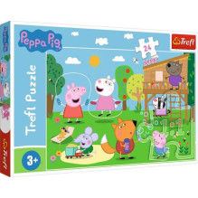 Trefl Puzzle - 24 Maxi - Fun in the glade - Peppa Pig 14342