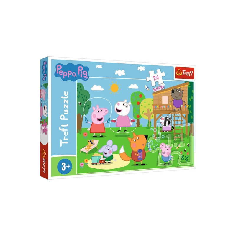 Trefl Puzzle - 24 Maxi - Fun in the glade - Peppa Pig 14342