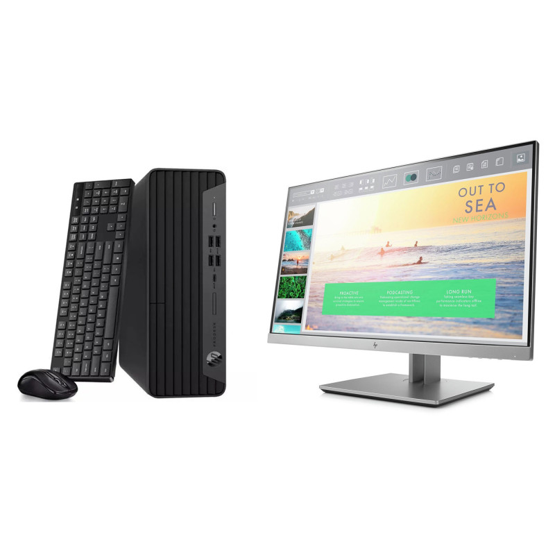 ProDesk 600 G6 SFF i5-10500F 8GB 1TB SSD Windows 11 Pro + HP E233 EliteDisplay + mouse and keyboard