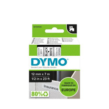 DYMO D1 Standard – juodai baltame fone – 12 mm