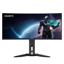 GIGABYTE MO34WQC2 34" OLED WQHD Curved Gaming Monitor - 3440 x 1440, 240Hz, 0.03ms, KVM, 250 cd / m², FreeSync Prem