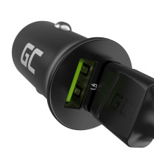 „Green Cell“ 36 W GC „PowerRide Nano36“ automobilinis įkroviklis su 2 USB-A „Ultra Charge“ greito įkrovimo jungtimis