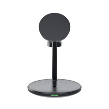 Greencell MagScape Inductive Charger Stand 3-in-1 MagSafe for iPhone, Apple Watch, AirPods and other wireless headphones