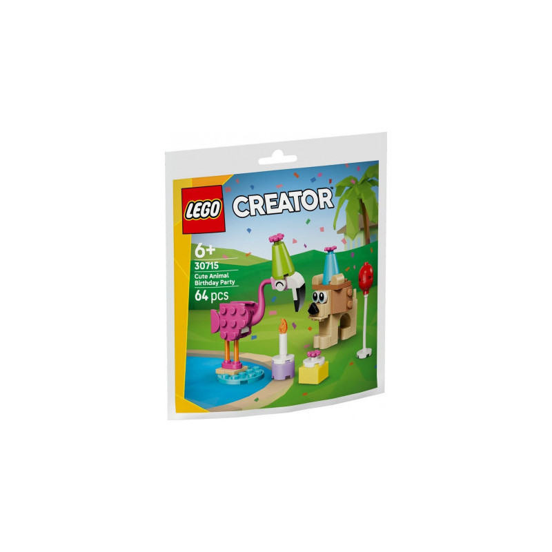 LEGO 30715 Mielo gyvūno gimtadienio vakarėlis