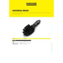 Karcher 2.643-870.0 pressure washer accessory Brush Karcher 2.643-870.0 pressure washer accessory Brush