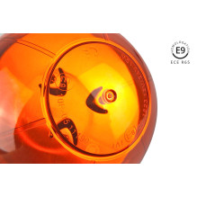 Lampa ostrzegawcza błyskowa kogut 39 LED magnes R65 R10 12V 24V W02m AMIO-02300