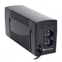 650 VA / 390 W linijinio interaktyvumo UPS, nepertraukiamo maitinimo šaltinis, LED, 1x7Ah, matmenys 100*280*140