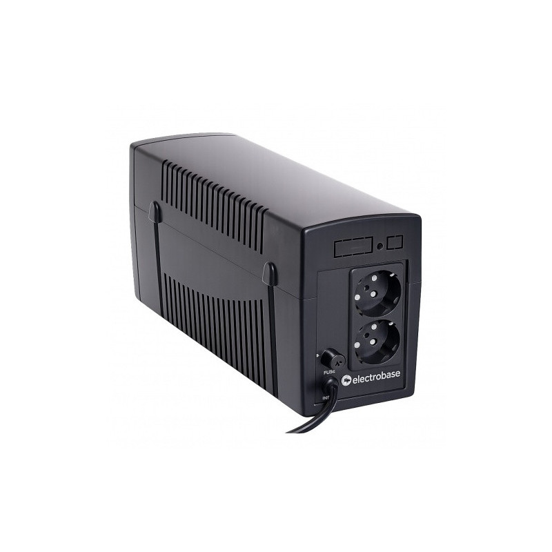 650VA / 390W Line-Interactive UPS, Uninterruptible Power Supply, LED, 1x7Ah, dimensions 100*280*140