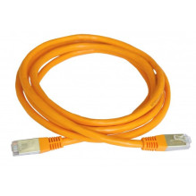 Patch cord, Patch Cable, Patch cable, 1m, CAT6, FTP, STP, 100cm, ElectroBase ®, Orange