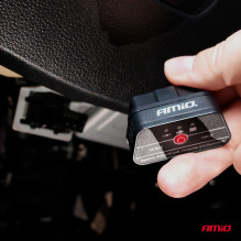 Skenerio testerio diagnostikos sąsaja AMiO ELM327 OBD2 BT PIC25K80 DC24K AMIO-04731