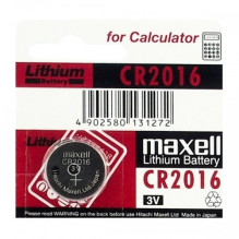 CR2016 batteries 3V Maxell...