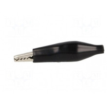 Crocodile clip 60VDC Grip capac: max.8mm Overall length: 41.5mm