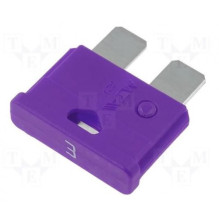 Fuse: fuse, 3A, 32V, automotive, 19 mm, UNIVAL