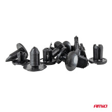 Set of medium car clips and pins 240 pcs AMIO-04737
