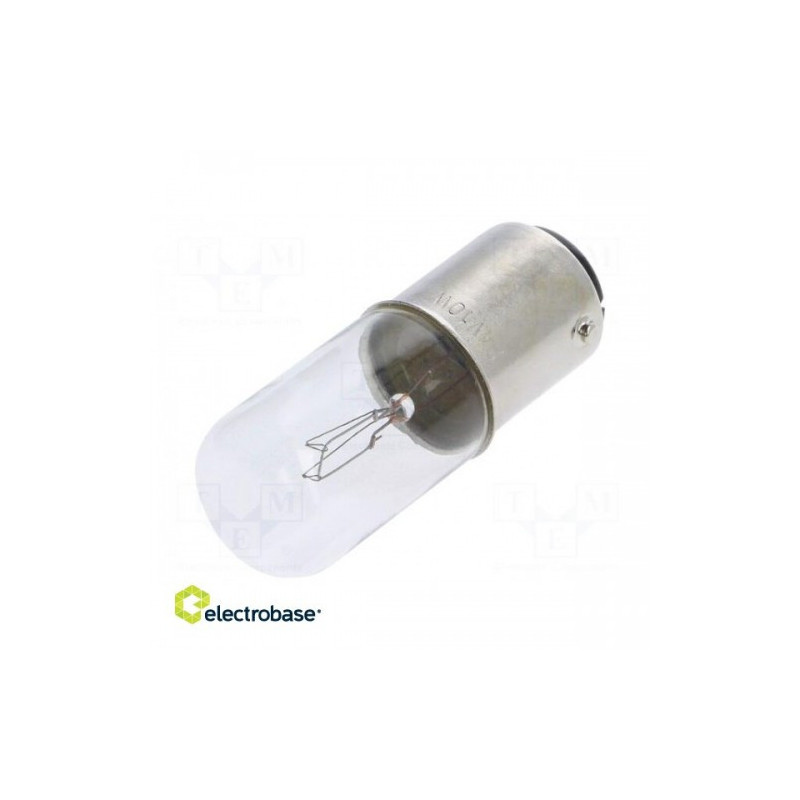 Signaling accessories: bulb, BA15D, Application: 24VDC, Application: 24VAC, 10 W