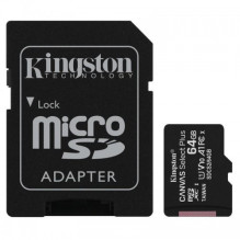 64GB Memory card MICRO SDXC, Class10, U1, KINGSTON with ADAPTER