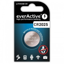 CR2025 baterijos 3V „everActive“ ličio - be pakuotės 1 vnt.