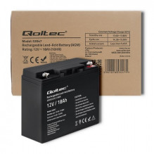 AGM battery, 12V, 18Ah,...