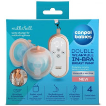 Canpol Double Wearable in-bra Breast Pumps MilkShell 20 / 106