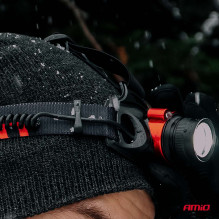 Rechargeable headlamp T6 3600mAh (BATT) AMIO-04665