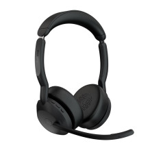 Jabra 25599-999-889 ausinės / belaidės galvos juostos su „Bluetooth“ įkrovimo stotelė, juoda