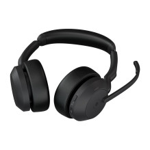 Jabra 25599-999-889 ausinės / belaidės galvos juostos su „Bluetooth“ įkrovimo stotelė, juoda