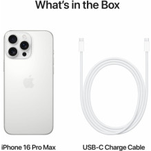 Apple iPhone 16 Pro Max 1TB baltas titano spalvos