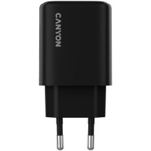 CANYON charger OnCharge 250 25W 1xPD 1xQC EU Black