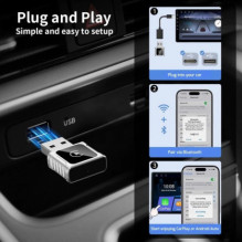 „Swissten“ adapteris „Swissten“ „Apple CarPlay“ „Android Auto“