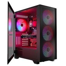 MODECOM MISTRAL ARGB Flow MIDI USB 3.0 X 2 CYPE-C computer case