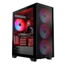 MODECOM MISTRAL ARGB Flow MIDI USB 3.0 X 2 CYPE-C kompiuterio korpusas