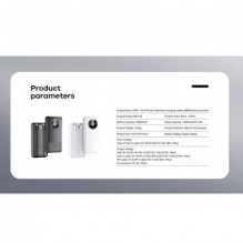 Remax 20000mAh 20W+22.5W Built-in Dual fast cables Type-C + Lightning