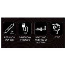 Manta MASNL130PK Style Neon Lights BEAUTY LED Neon Mirror