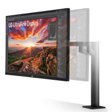 LCD Monitor, LG, 31.5", Panel IPS, 3840x2160, 16:9, 60Hz, 5 ms, Speakers, Swivel, Pivot, Height adjustable, Tilt, C