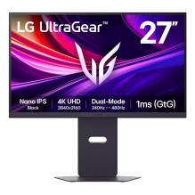 LCD Monitor, LG, 27 ", 3840 x 2160 pixels, 4K Ultra HD, Native aspect ratio 16:9, Flat, 27G850A-B