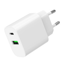 Įkroviklis USB UNIVERSAL QC3.0 / TA-UC-PDQC20-01-W GEMBIRD Įkroviklis USB UNIVERSAL QC3.0 / TA-UC-PDQC20-01-W GEMBIRD