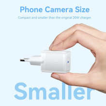 MOBILIOS ĮKROVIKLIS SIENINIS 20W USB-C / 1P BALTA FEPW0-EU VENTION MOBILIOS ĮKROVIKLIS SIENINIS 20W USB-C / 1P BALTA FEPW0-EU VENTION