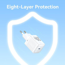 MOBILIOS ĮKROVIKLIS SIENINIS 20W USB-C / 1P BALTA FEPW0-EU VENTION MOBILIOS ĮKROVIKLIS SIENINIS 20W USB-C / 1P BALTA FEPW0-EU VENTION