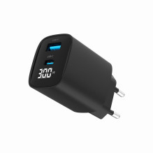 CHARGER USB 30W 2PORT / TA-UC-PDQC30LCD-BK-01 GEMBIRD CHARGER USB 30W 2PORT / TA-UC-PDQC30LCD-BK-01 GEMBIRD