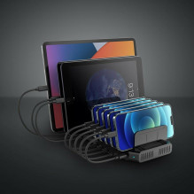 ĮKROVIMO STOTIS 120W USB / 10PORT 73435 LINDY
