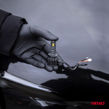 Żarówki samochodowe LED F25 SILVER FULL CANBUS 52W H3 12V 24V AMIO-04702