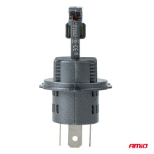 Żarówki samochodowe LED F25 SILVER FULL CANBUS 58W H4 H19 12V 24V AMIO-04703