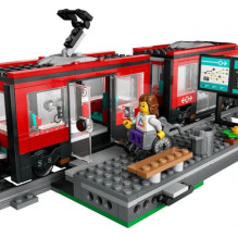 LEGO City Downtown Streetcar and Station 60423