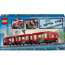 LEGO City Downtown Streetcar and Station 60423