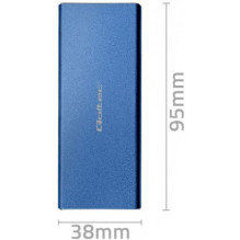 Qoltec 51832 Korpusas M.2 SDD SATA NGFF USB 3.0