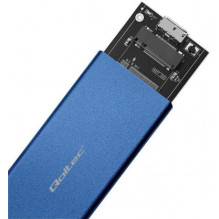 Qoltec 51832 Enclosure M.2 SDD SATA NGFF USB 3.0