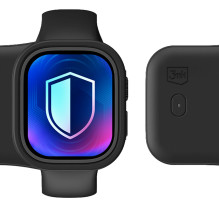 3mk „Endurance“ išorinė baterija, skirta „Apple Watch“ 44 mm / 45 mm, 2,5 W, 1200 mAh, USB-C - juoda
