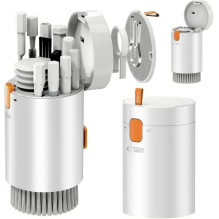 Tech-Protect 20-in-1 Multifunctional Cleaning Kit for Phone, Tablet, Laptop, and Headphones - White