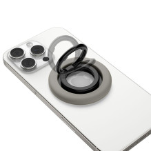 Spigen Nano Pop MagSafe Magnetic Ring for Phone - Gray and Black