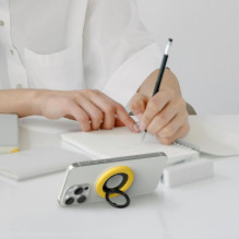 „Spigen Nano Pop MagSafe“ magnetinis telefono žiedas – pilkas ir juodas